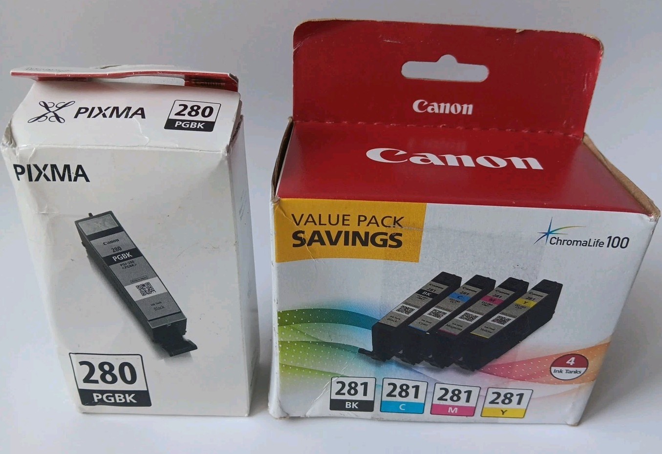 Canon Chromalife100 Value Pack Full Standard Set Color Ink Cartridges NEW