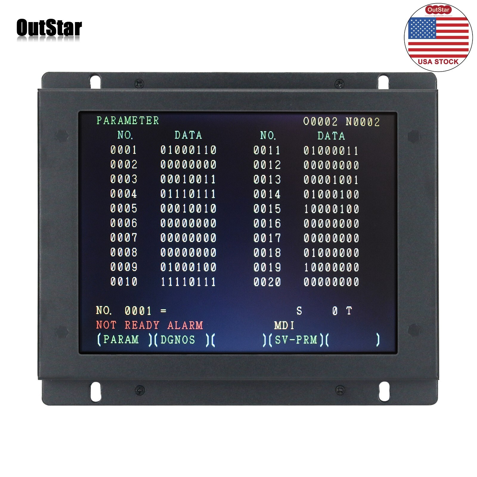 A61L-0001-0093 D9MM-11A 9 Inch LCD Monitor Replacement for FANUC CRT *USA Stock