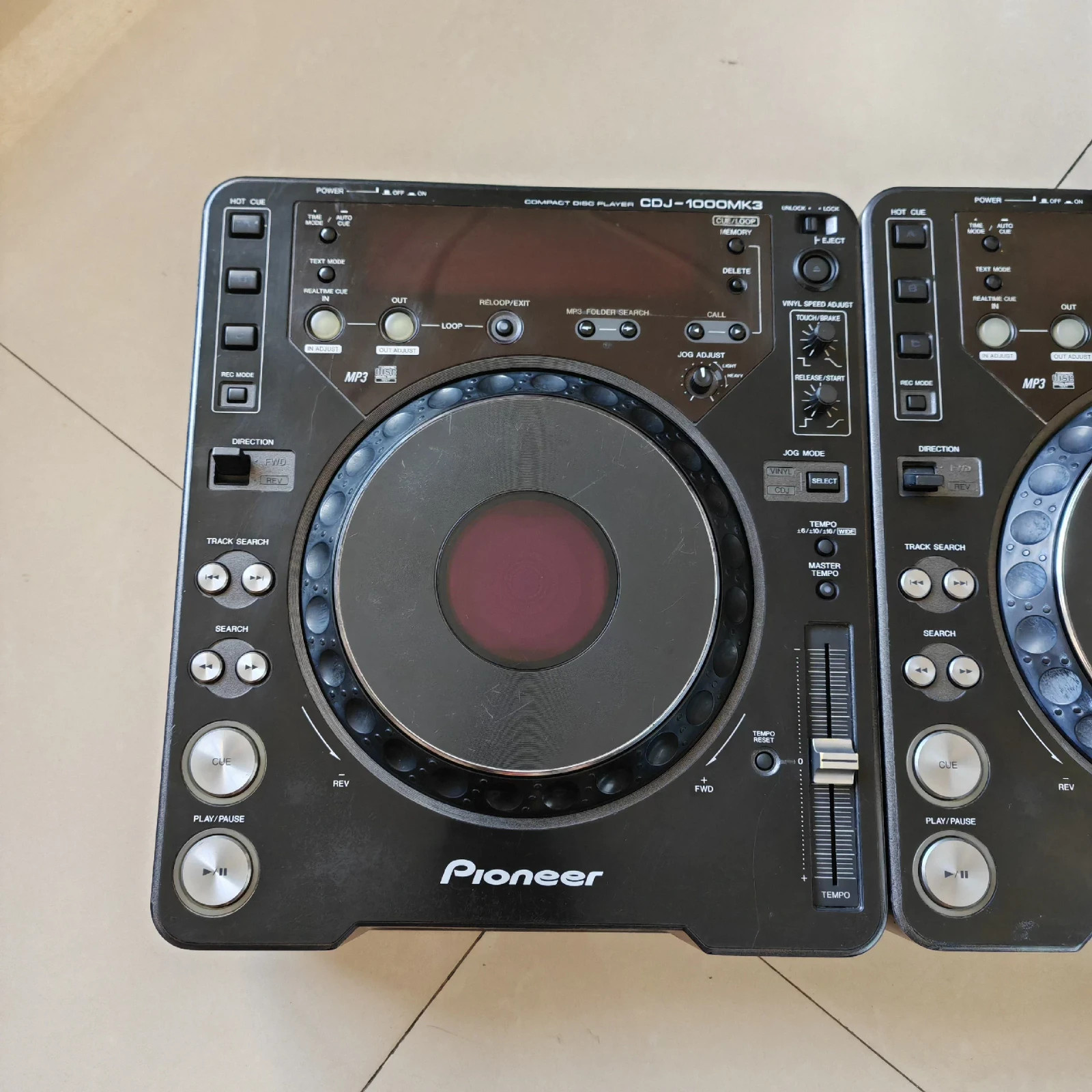 2PC Pioneer DJ CDJ-1000MK3 Pro CD Turntables Set (FedEx/DHL)