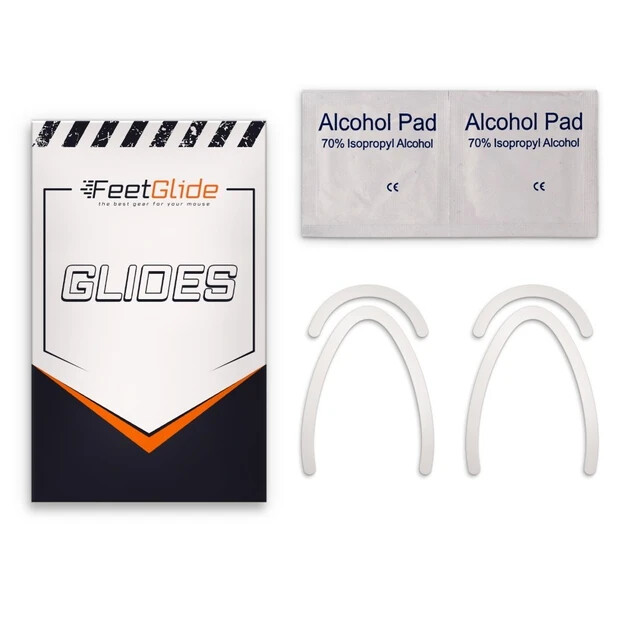 FeetGlide Skates for Logitech MX Vertical Replacement Mouse Feet PTFE