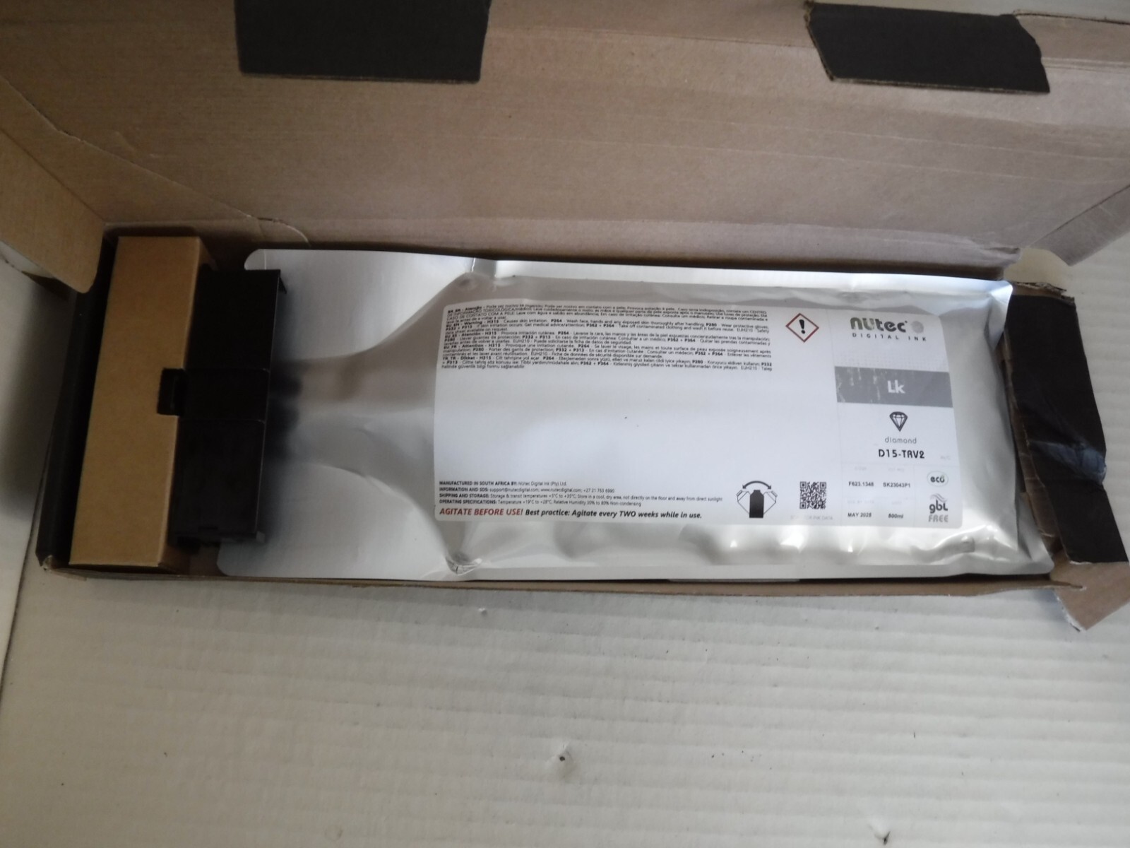 Nutec Digital Ink Diamond D15-TRV2 Light Black Color