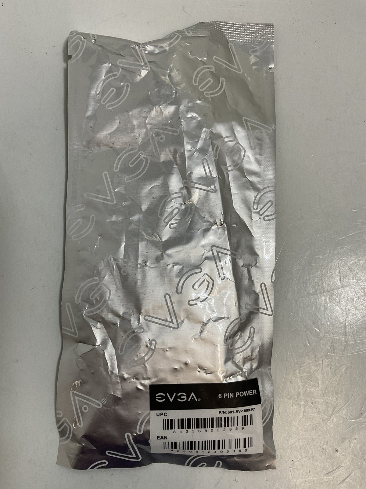 Nvidia EVGA GE Force 6 Pin Power Adapter P/N 601-EV-1008-R1 OEM