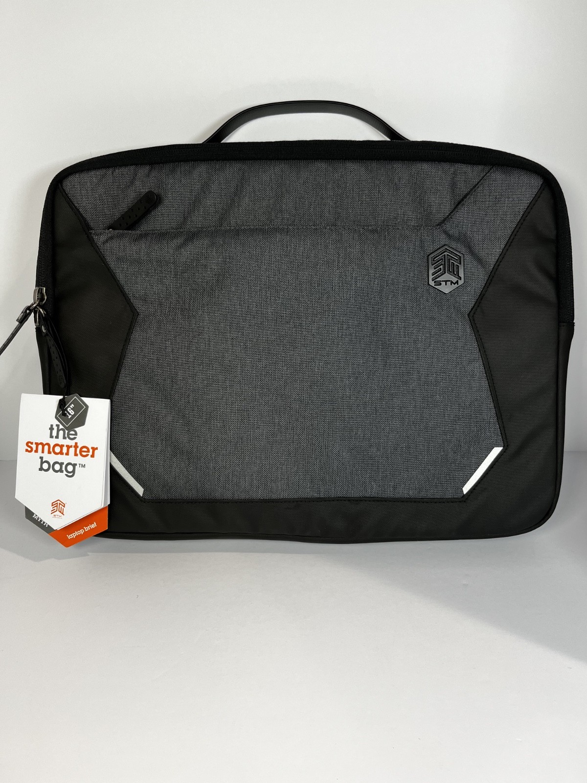 STM Myth Brief - Black: Polyester Electronics Case for Laptops up to 17"
