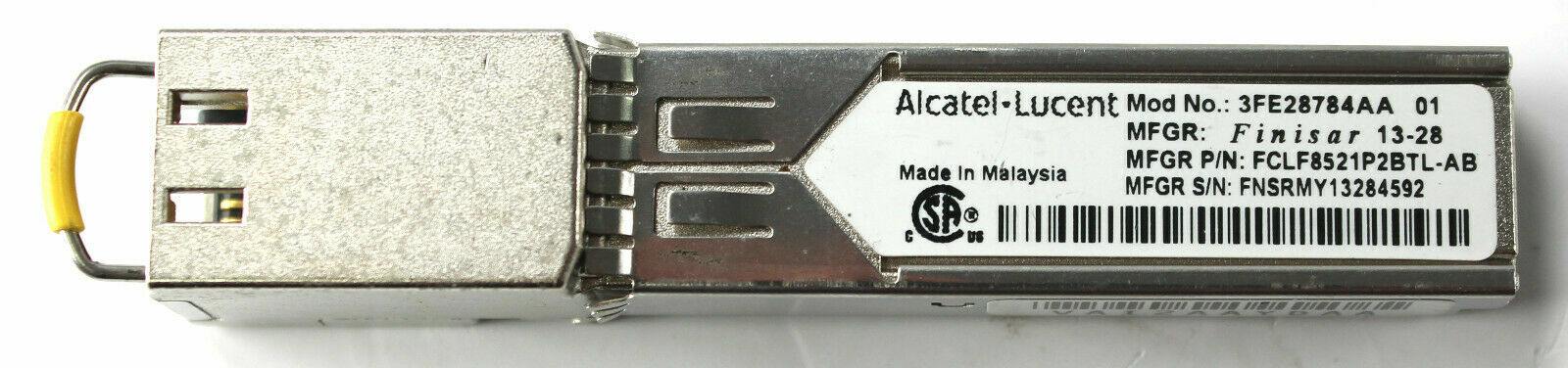 Alcatel - Lucent 3FE28784AA 10/100/1000Base-T SFP FCLF8521P2BTL-AB Transceiver 