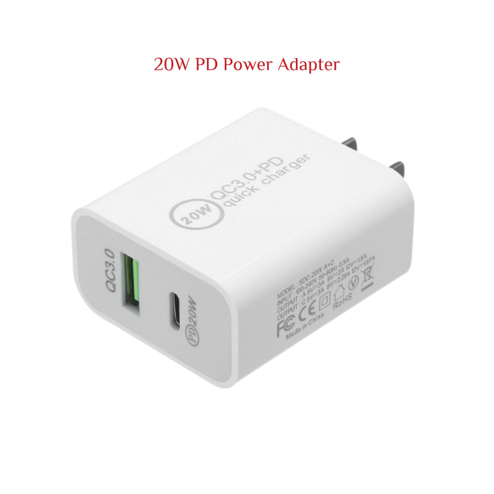 USB C Cable Fast Wall Charger Block PD 20W Power Adapter For Samsung iPhone Lot