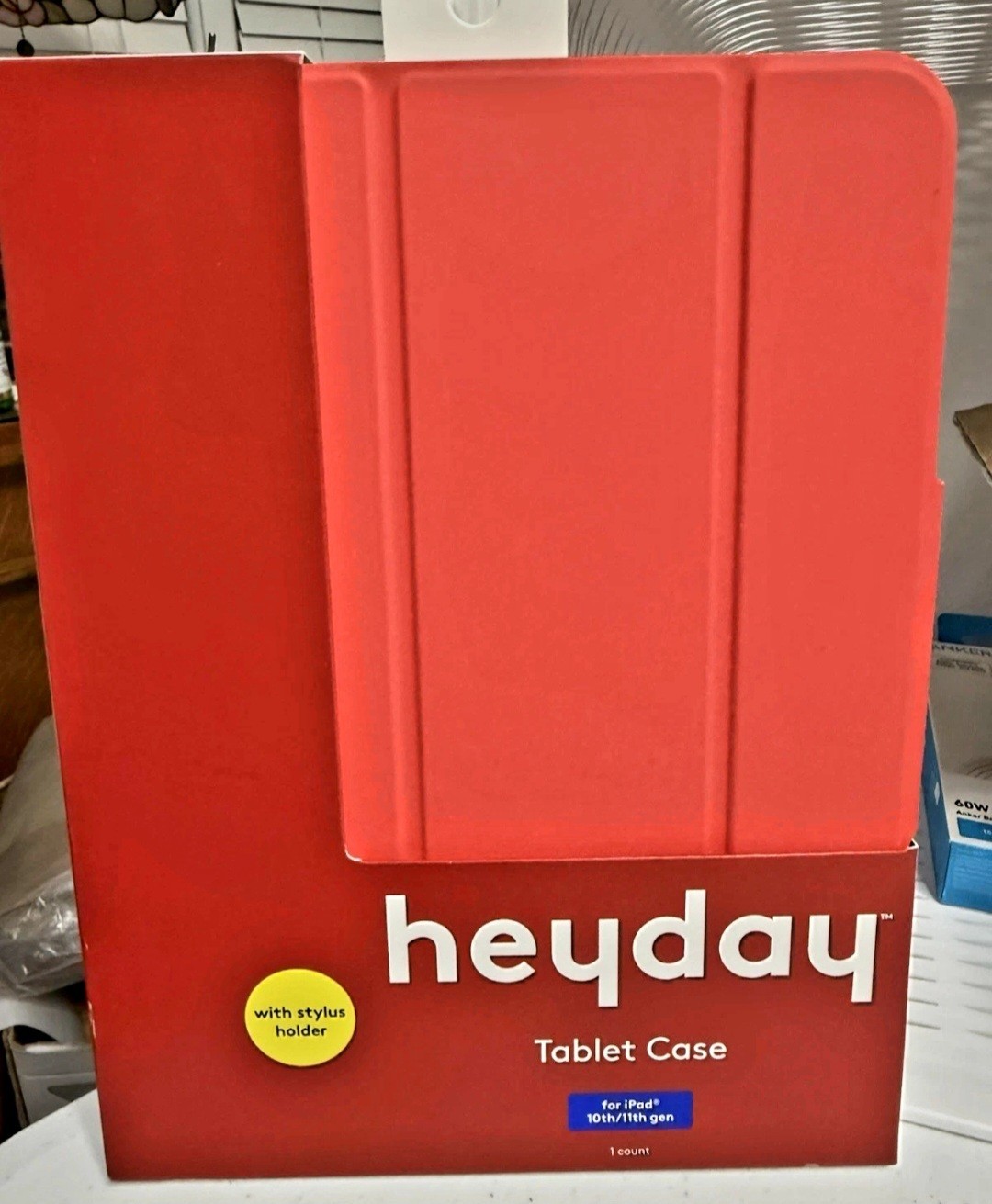 NEW - Heyday Tablet Case For 10th And 11th Generation iPad With Stylus Holder 