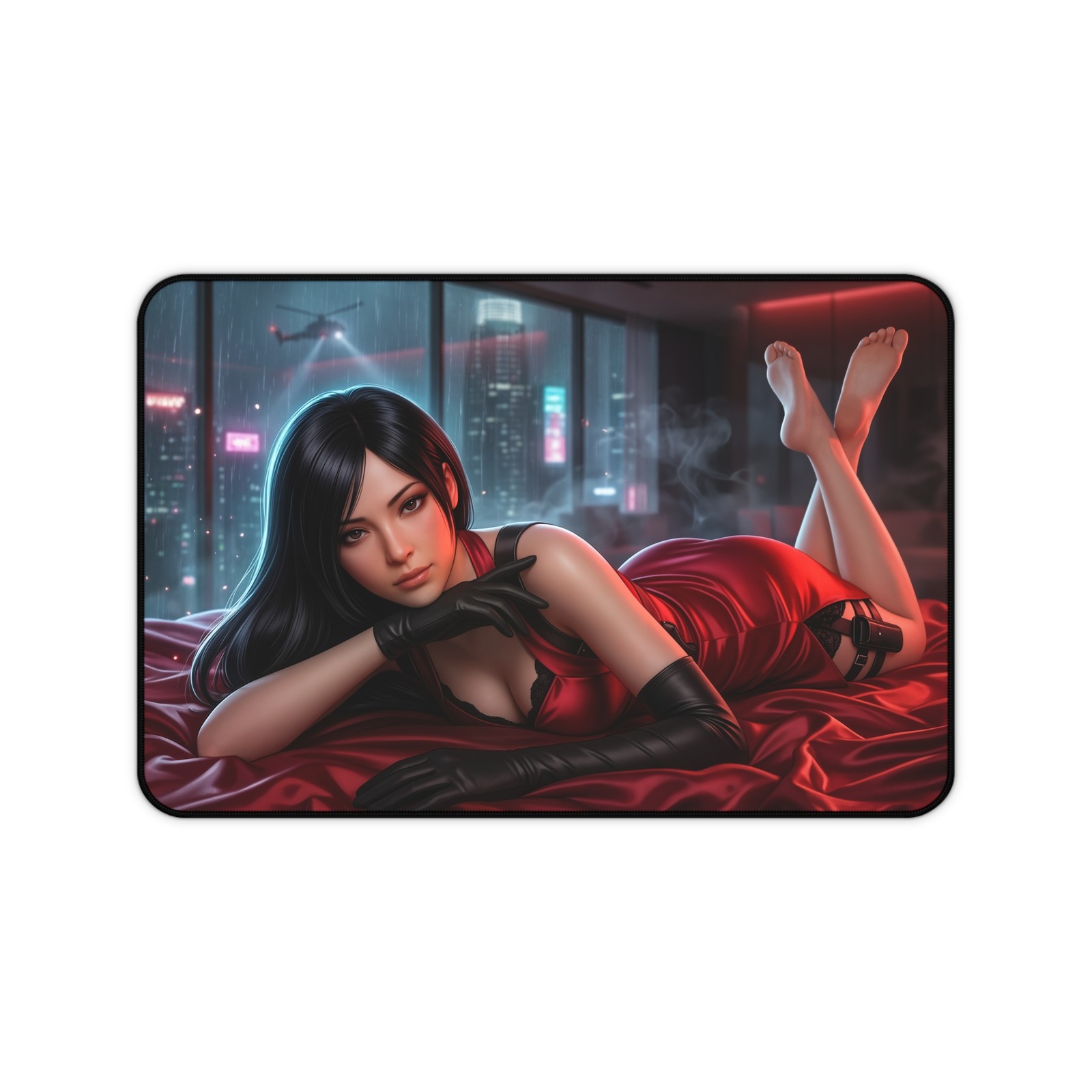 Ada Wong Resident Evil XXL Gaming Desk Mat Mouse Pad Gamer Setup