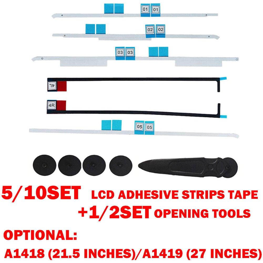 5/10x For iMac 12-15 LCD Screen Adhesive Strip Sticker Tape Kit A1419  A1418 USA