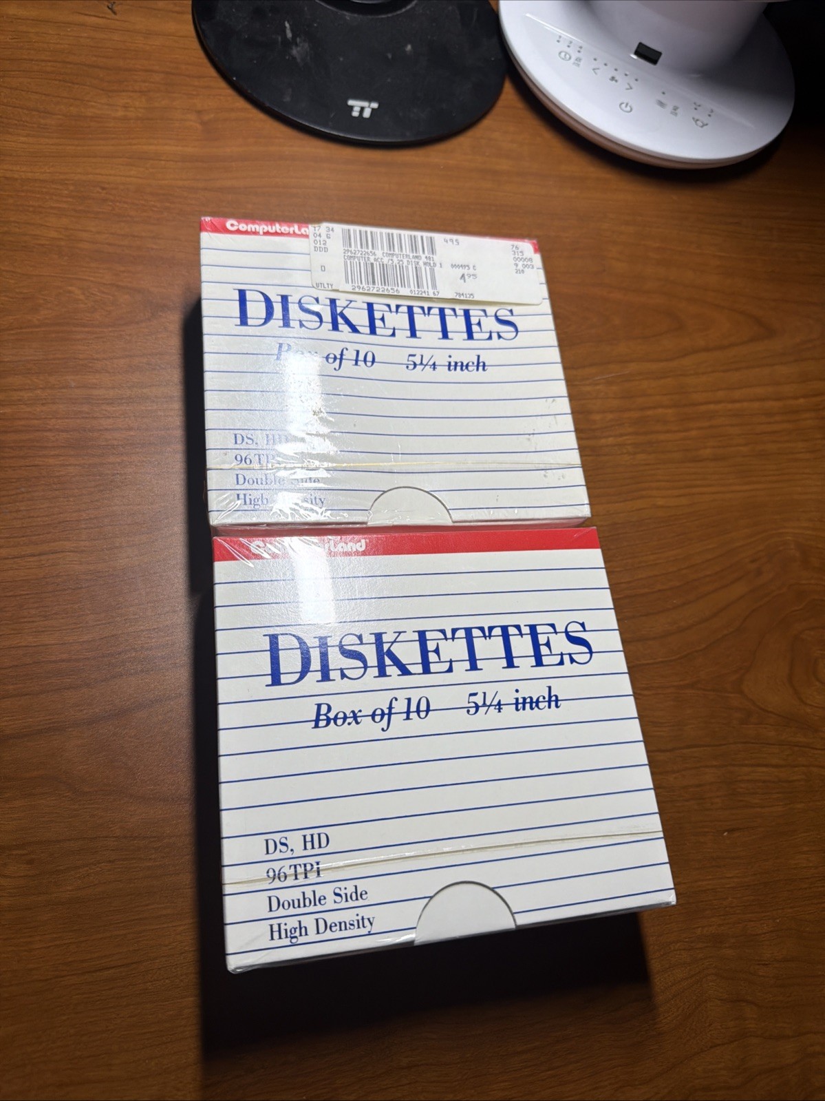 Computerland Diskettes Box Of 10 Set Of 2 - 5 1/4 Inch Sealed - Vintage Oldstock
