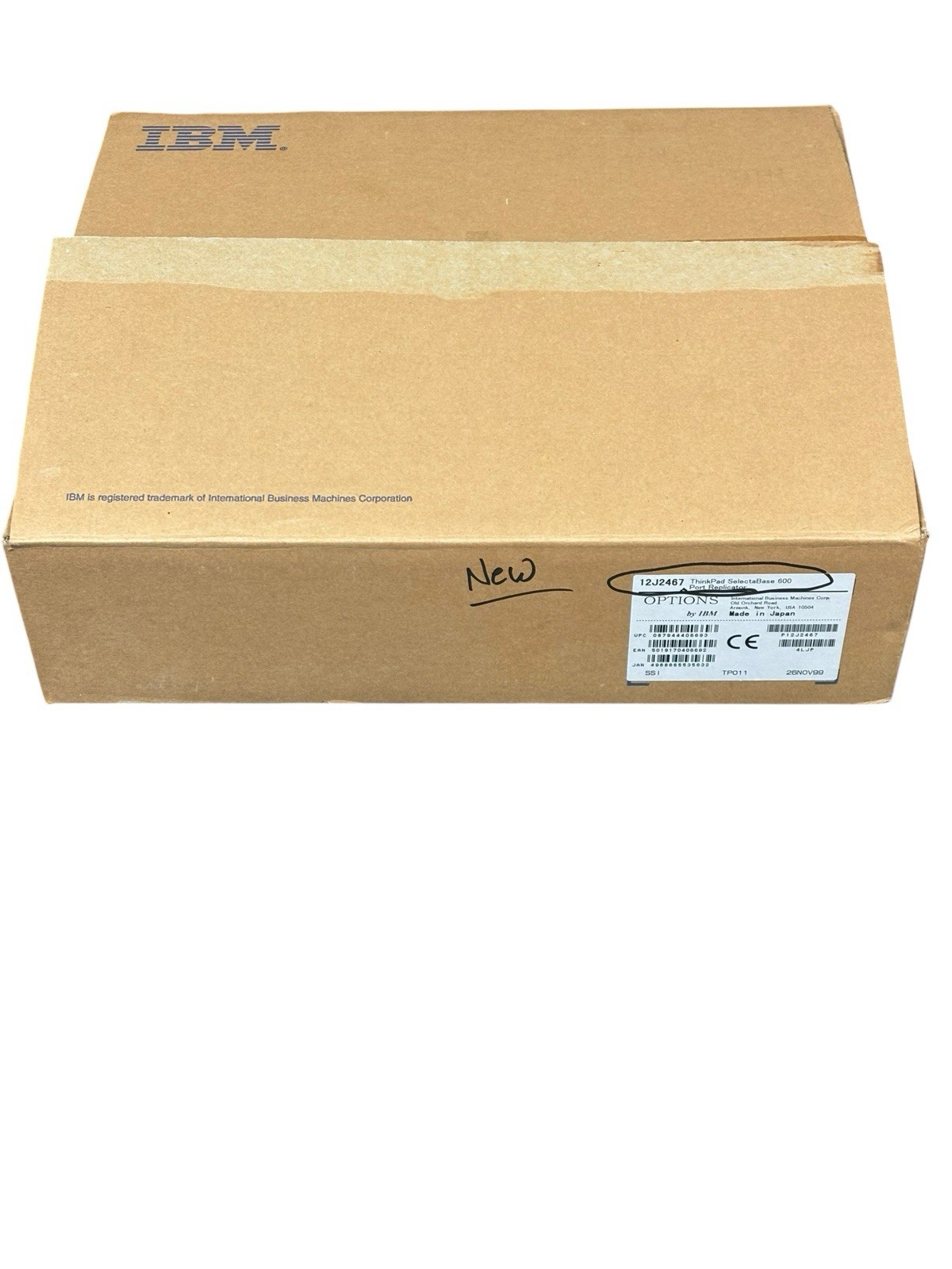 IBM ThinkPad SelectaBase 600 Port Replicator 12J2467 NOS 