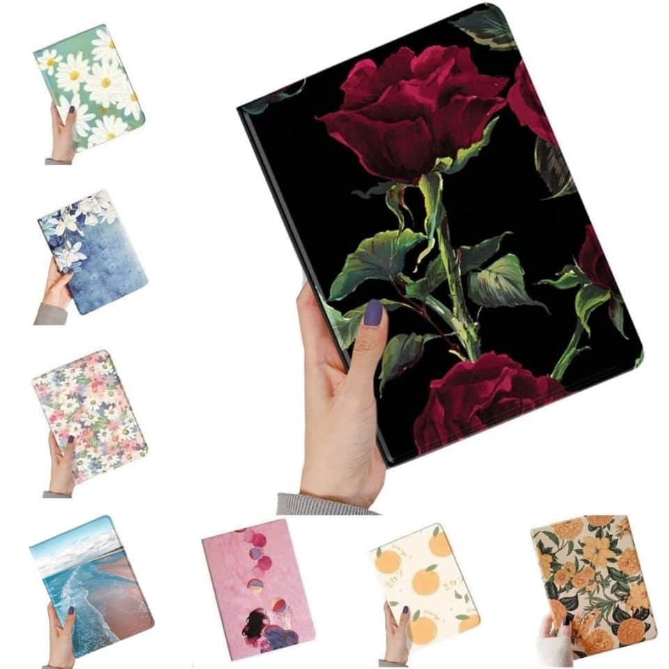 Floral Case for iPad mini 5th Generation Mini 4 Case Flower Pattern Cute Slim...