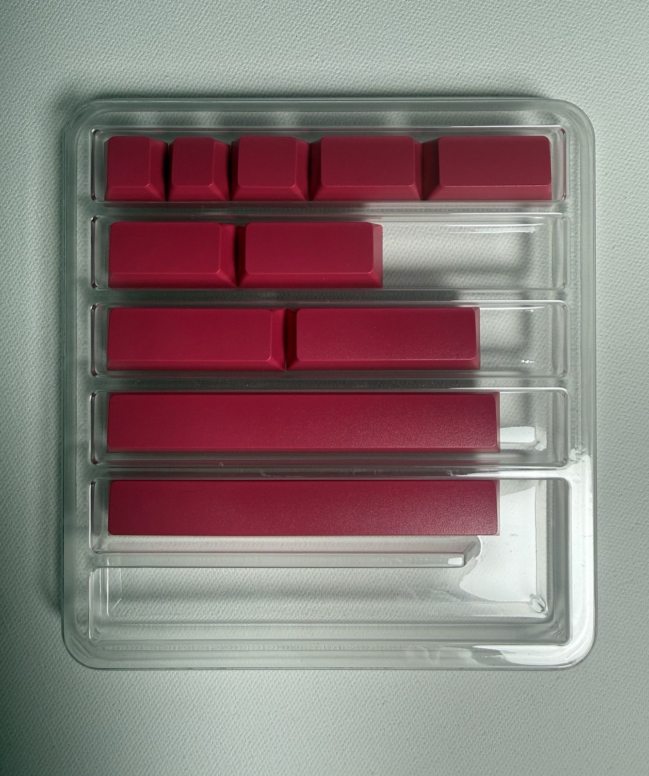 JTK Winner Pink Spacebar Keycap Kit Cherry Profile Double Shot ABS New