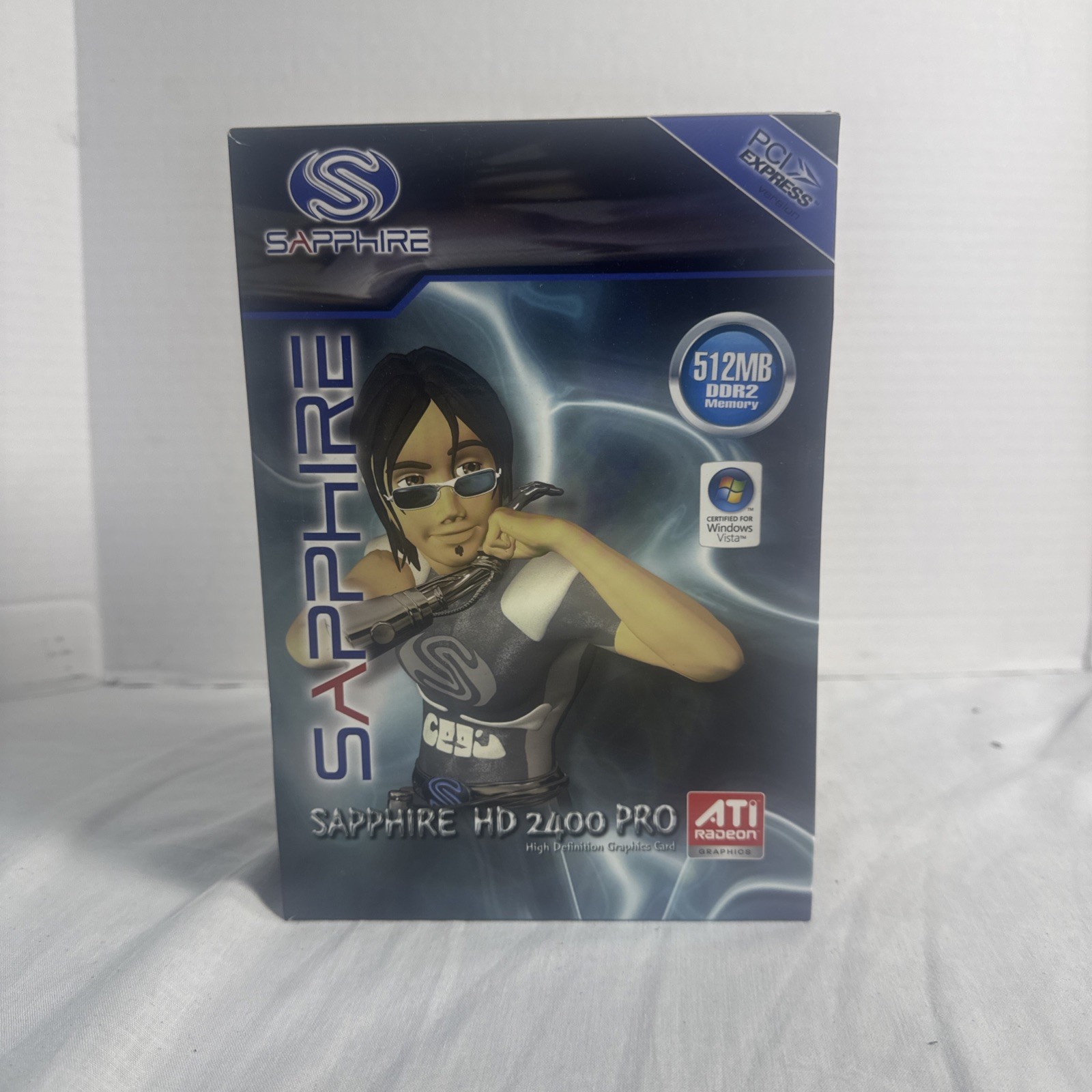 ATI Radeon Sapphire HD 2400 PRO PCI Express 512mb DDR2 Graphics Card NEW IN BOX
