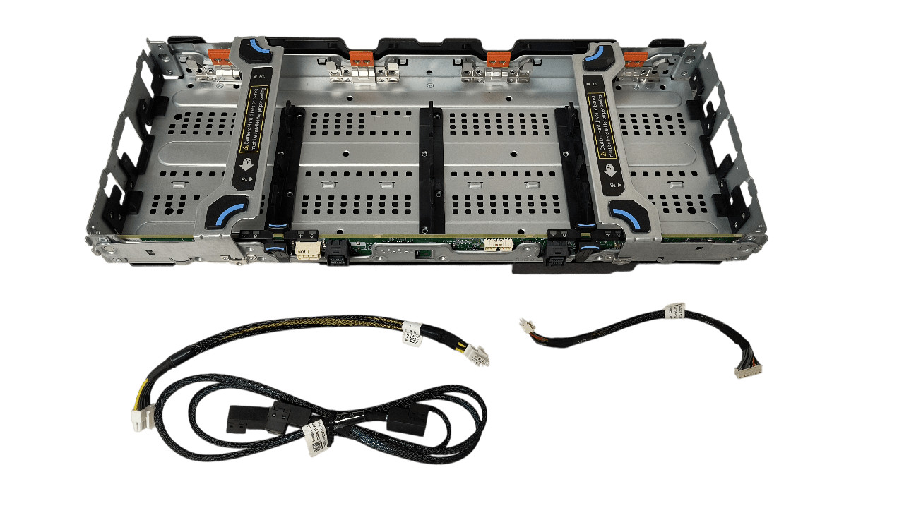 F7DF5 2MP1D Dell Poweredge R740xd 3.5in HDD Expansion Board w/ Cables No Trays