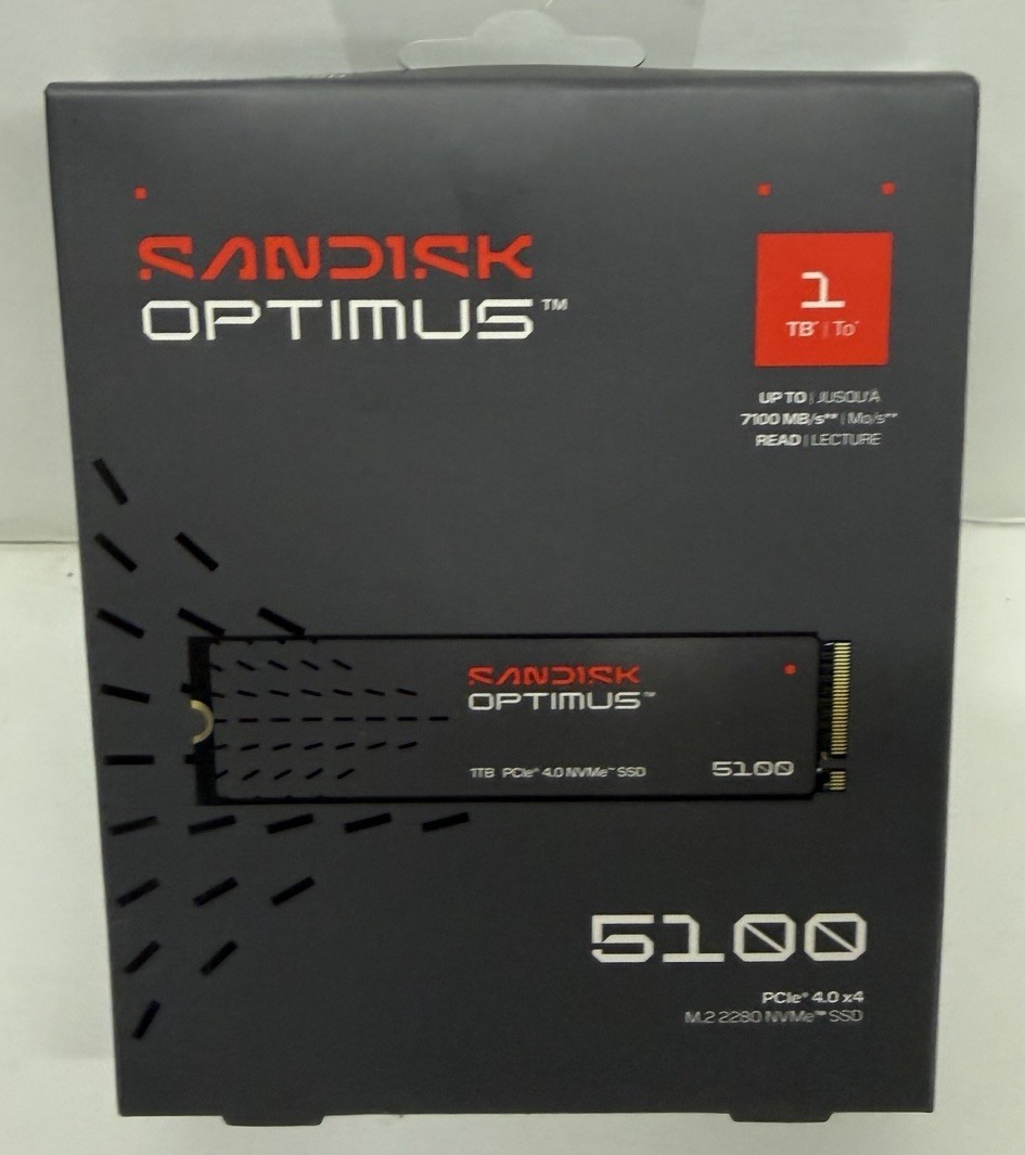NEW Sandisk Optimus 1TB SSD 5100 NVMe PCIe SSD