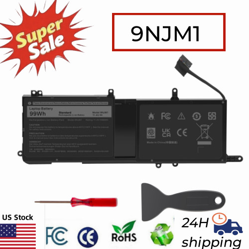 Battery 9NJM1 For Dell Alienware 15 R3 17 R4 MG2YH HF250 0546FF P31E 99Wh