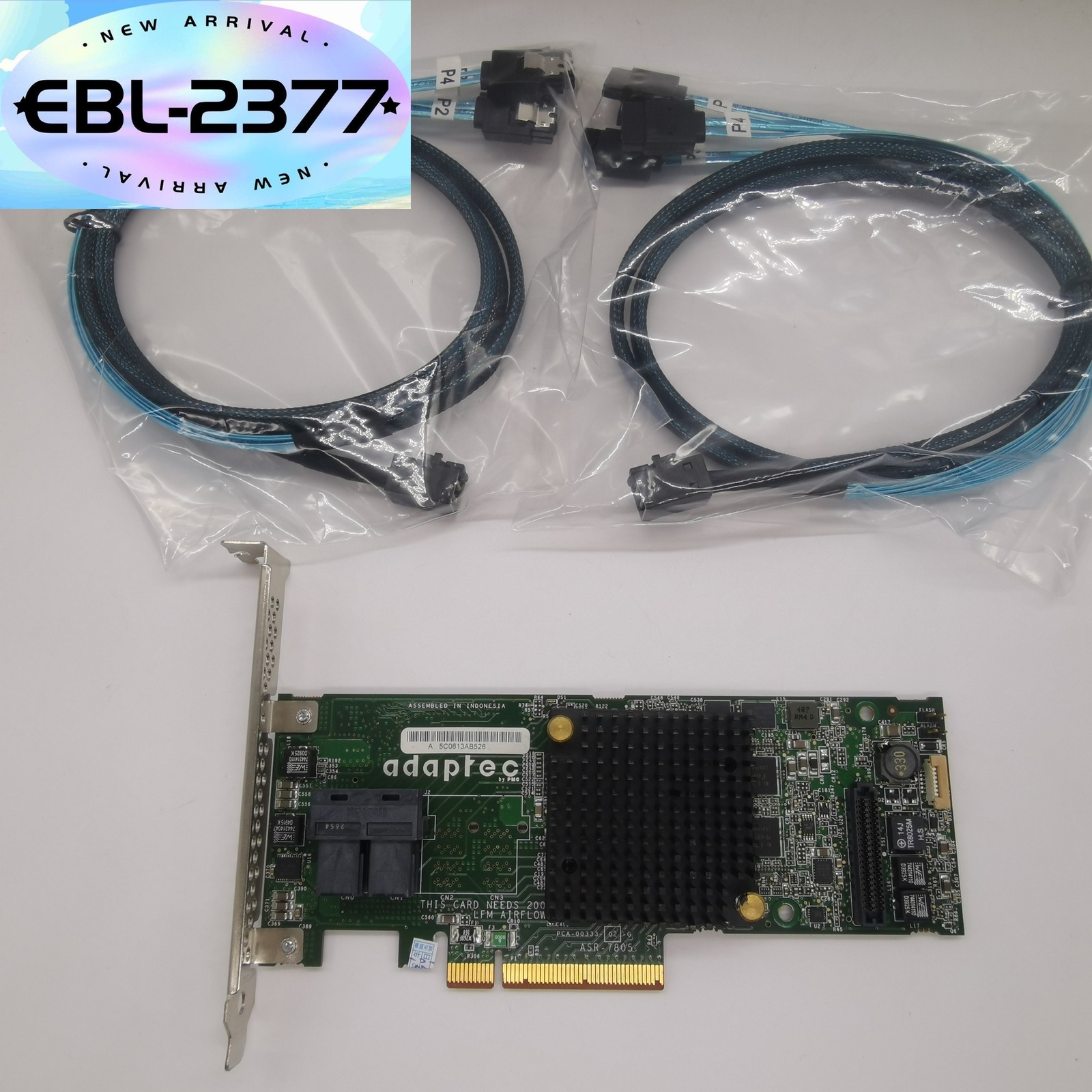 Adaptec ASR-7805 1G ADAPTEC 1GB SAS SATA PCI-E RAID CONTROLLER + 2*SFF-8643 SATA
