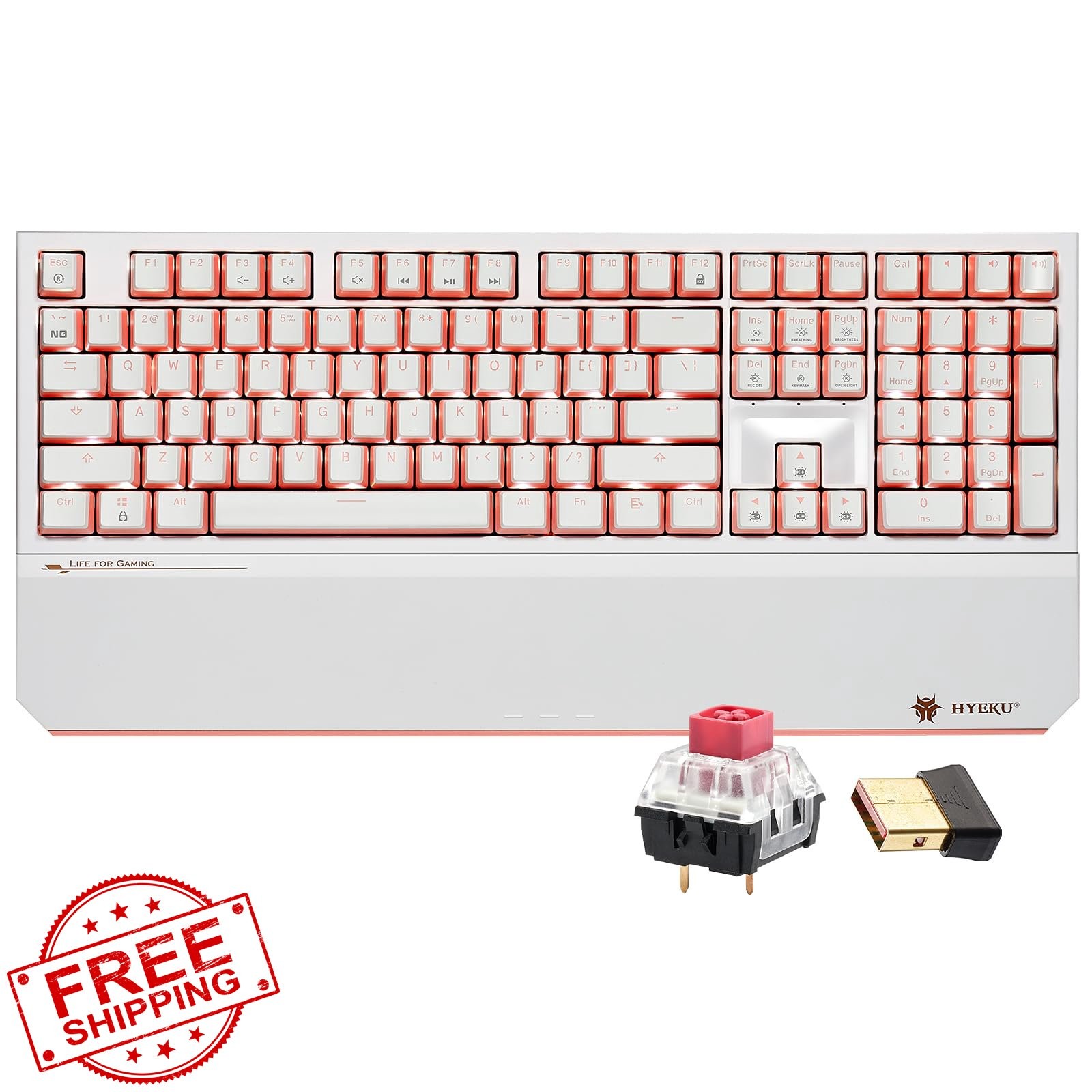 Hexgears X5 Wireless Keyboard Pink Linear