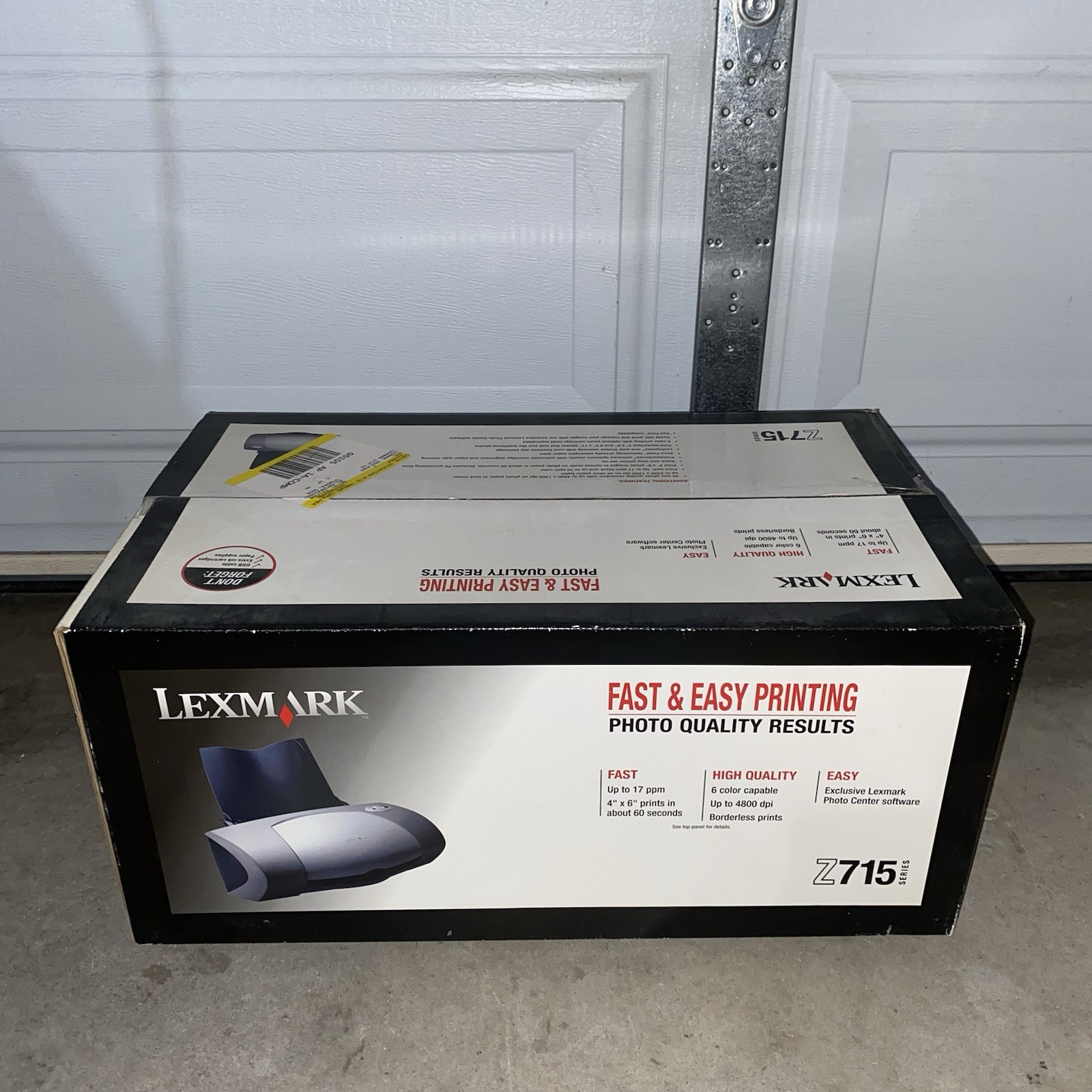 Lexmark Z715 Color Ink Jet Printer, Ink, 2003 Brand New Sealed In Box See Pics