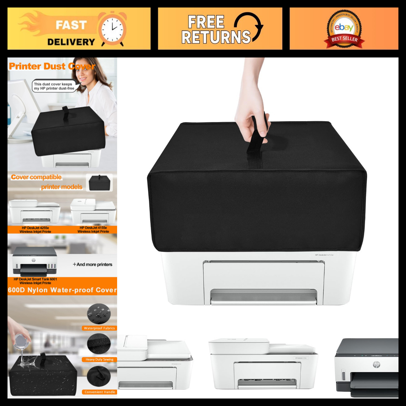 All-in-One Printer Cover for HP DeskJet 4255e/6001 - Dust & Scratch Protection