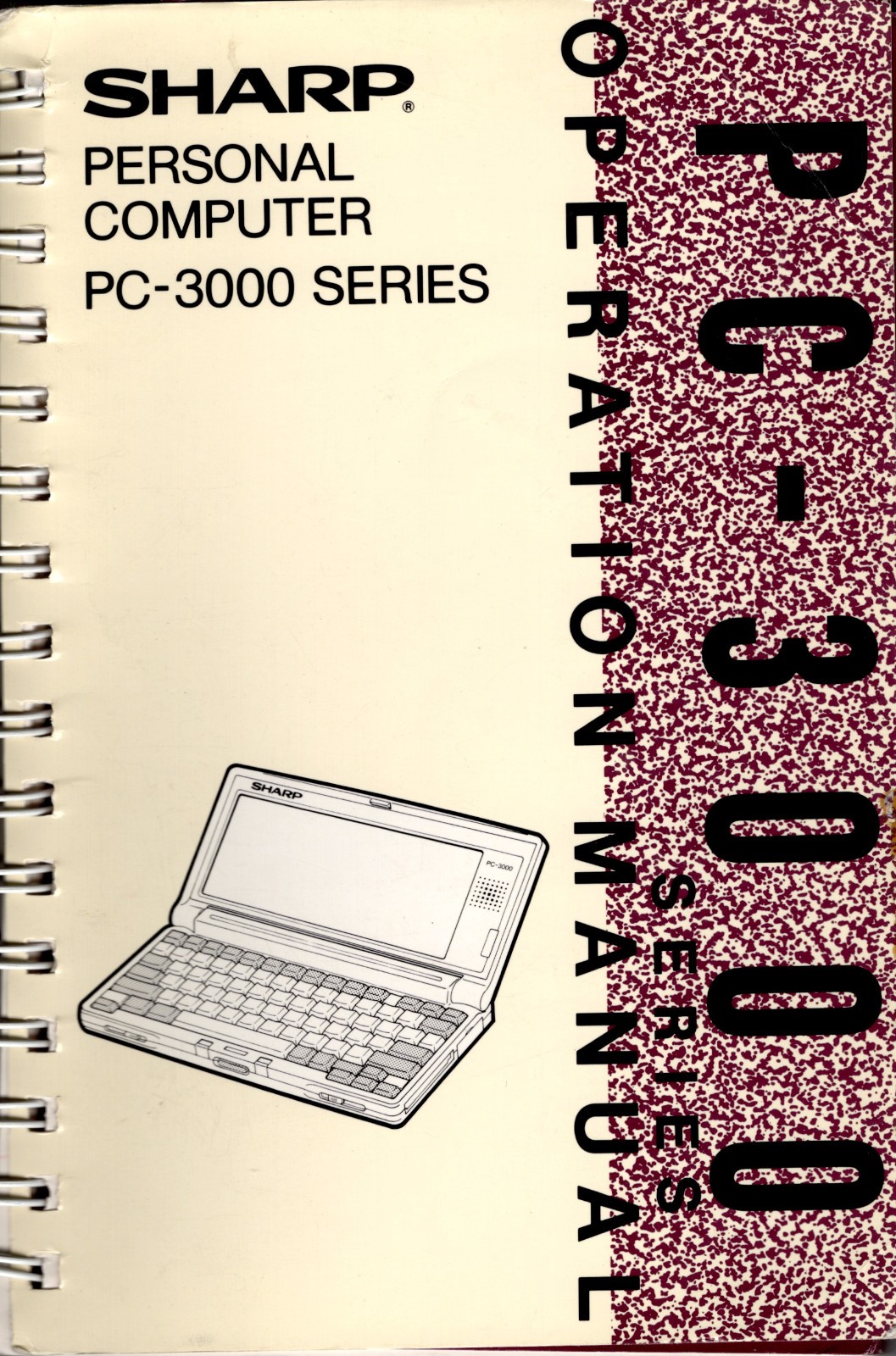 1991 SHARP Personal Computer PC-3000 Series Operation Manual