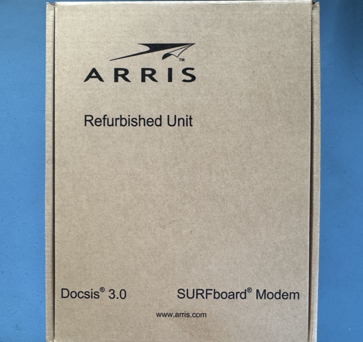 Refurbished Arris SURFboard SB6121 DOCSIS 3.0 Cable Modem - Black W/AC Adapter
