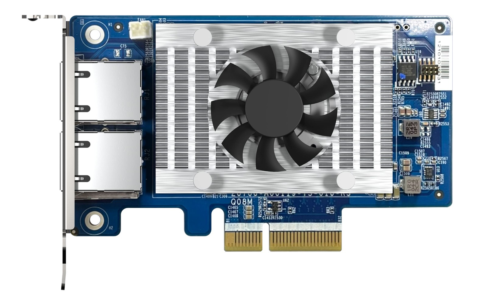 QNAP QXG-10G2T-X710 Two Port 10GbE Network Card with SR-IOV and iSCSI Block-Base