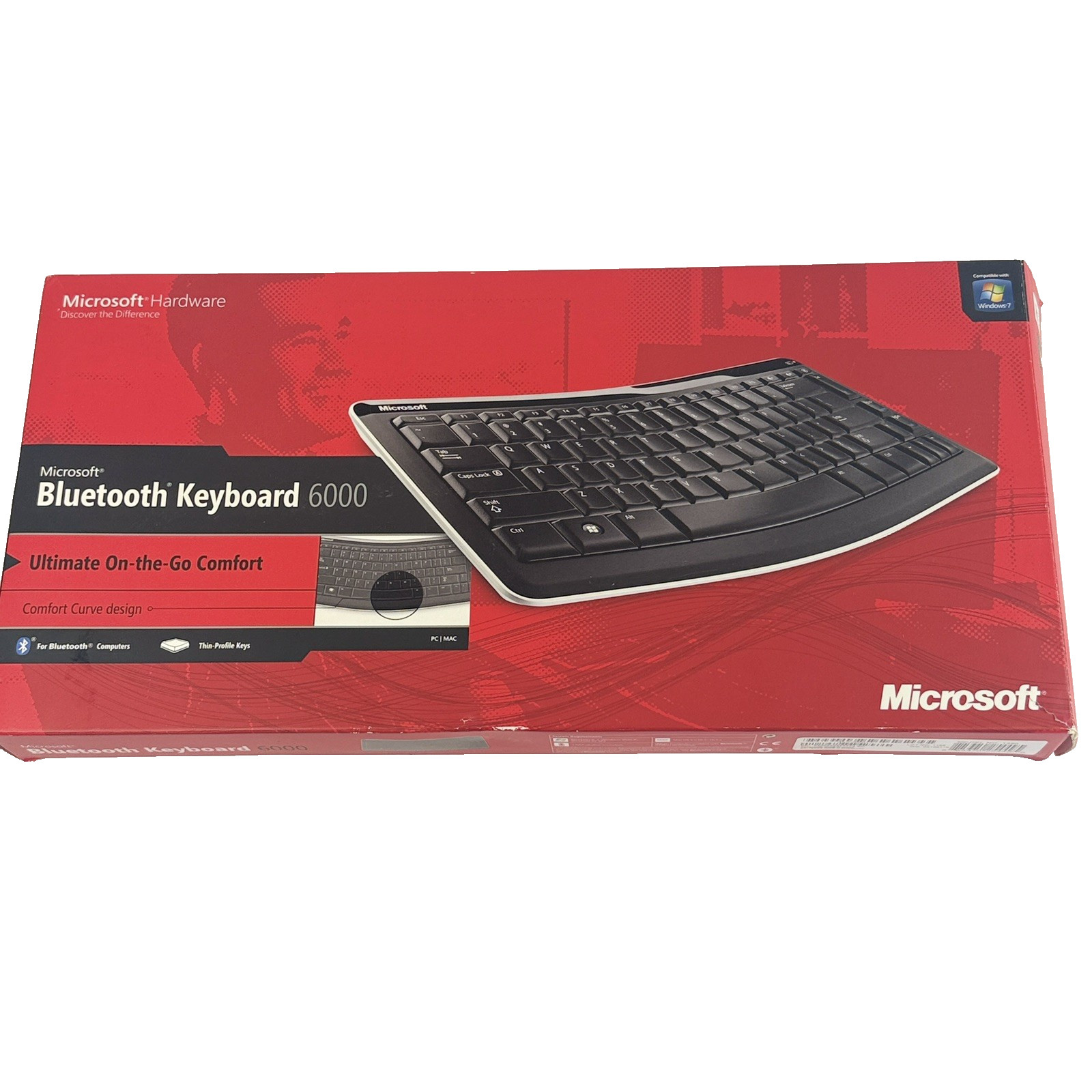 Microsoft Bluetooth Mobile Keyboard 6000 Model 1390