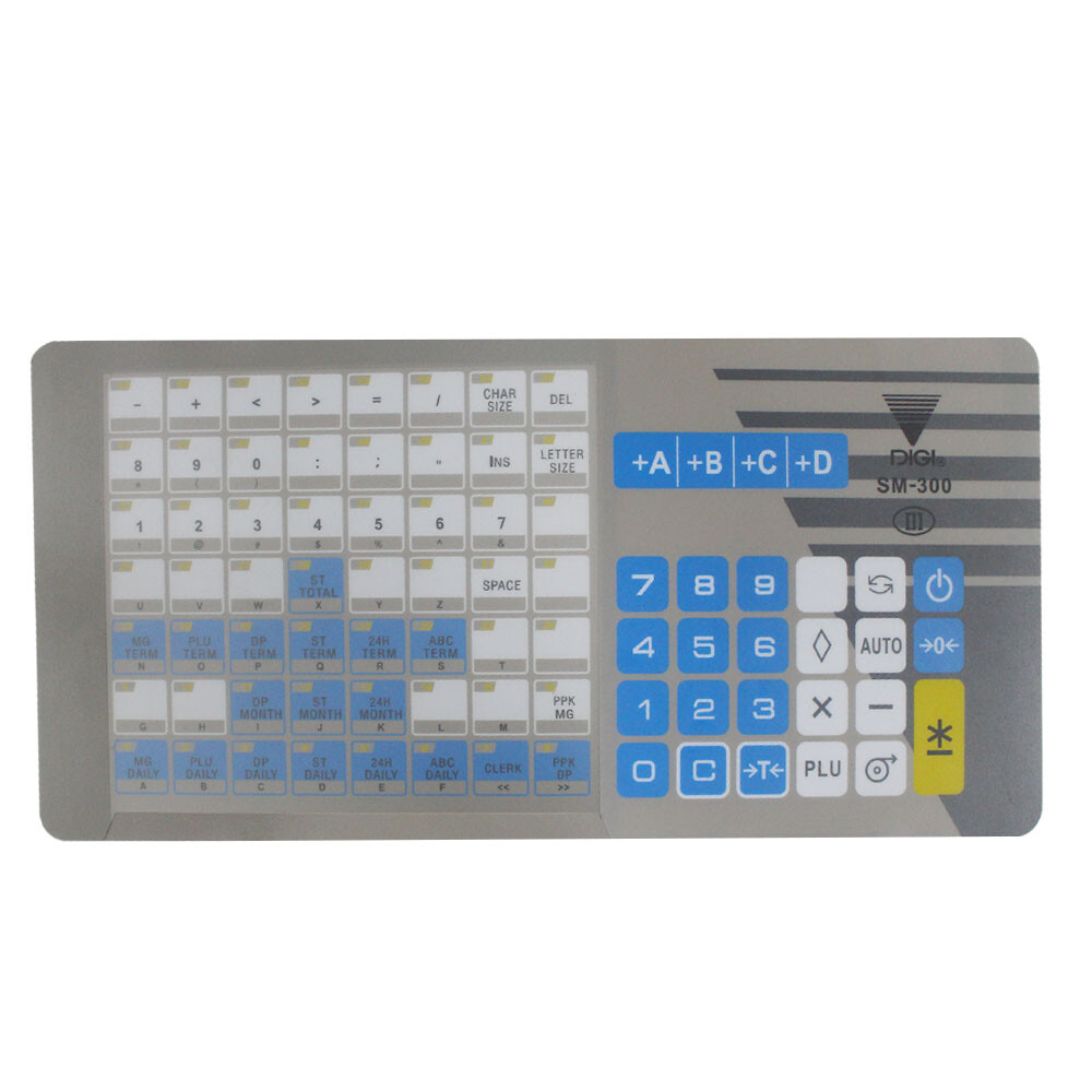 5pcs SM-300 English Version Keyboard Film For DIGI SM300 Retail Electronic Scale