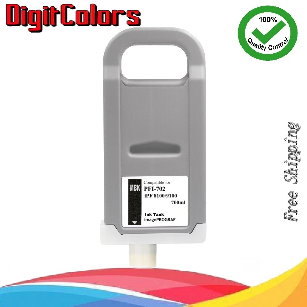 PFI-702 Matte Black Ink Cartridge for Canon IPF 8100 9100 PFI702MBK