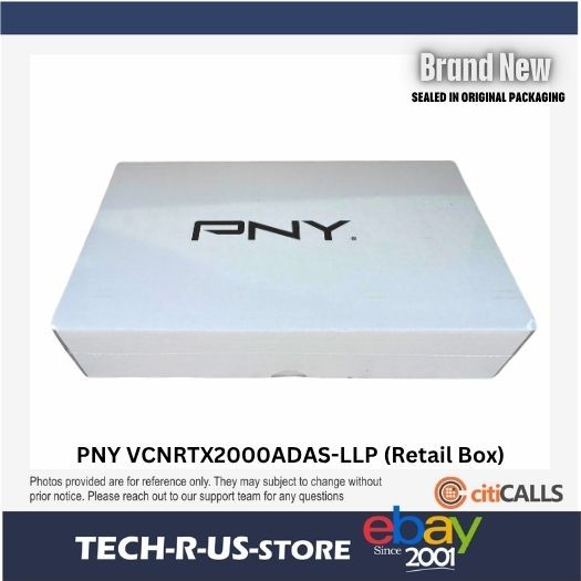 PNY VCNRTX2000ADAS-LLP NVIDIA RTX 2000E ADA Gen 16GB PCIe 4 x8 mDP Graphics Card