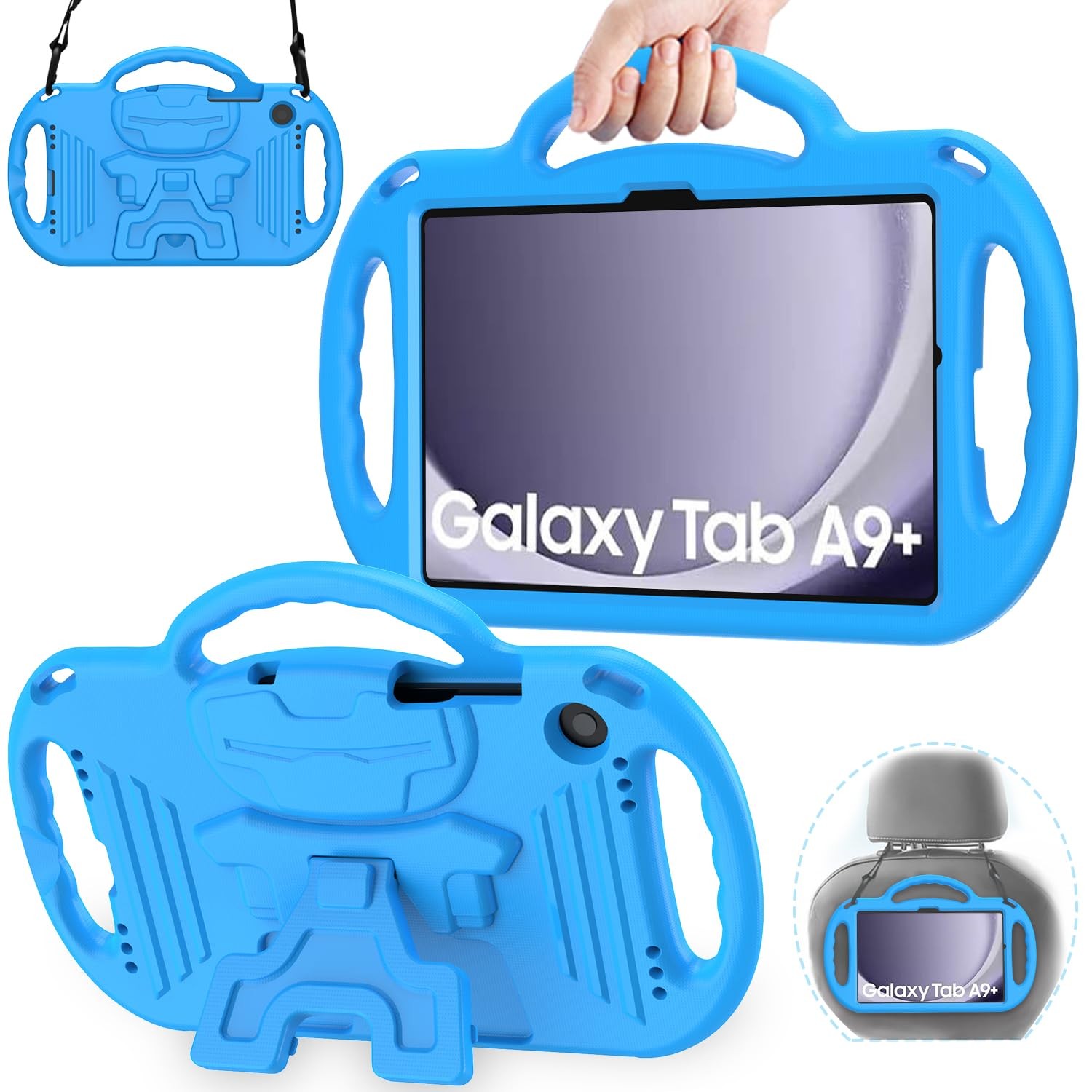 AVAWO Kids Case for Samsung galaxy tab a11/a9 plus 11“, Blue 
