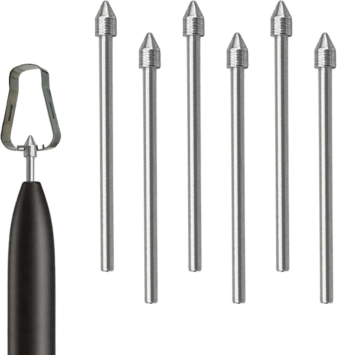 6 Pcs Galaxy Tab S Pen Metal Nibs/Tips Replacement for Galaxy Tab S10