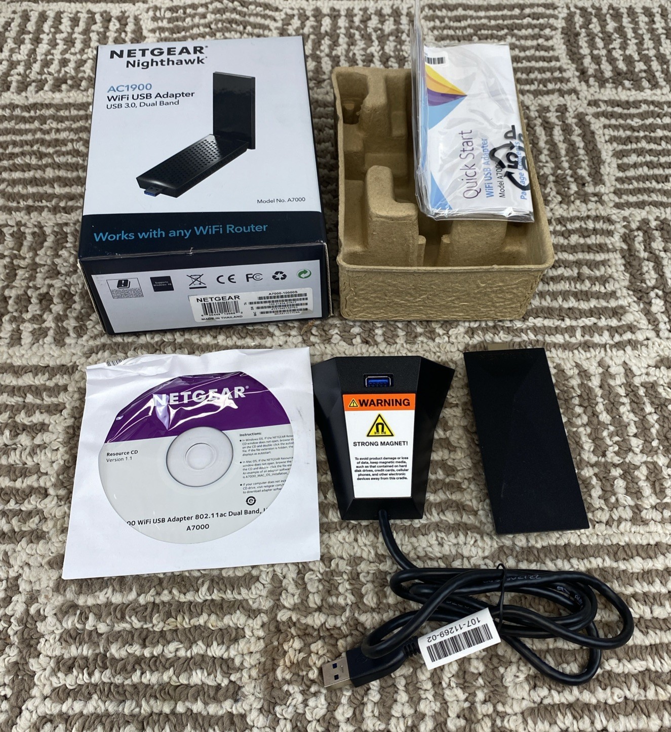 NETGEAR Nighthawk AC1900 A7000 Dual Band USB 3.0 WiFi