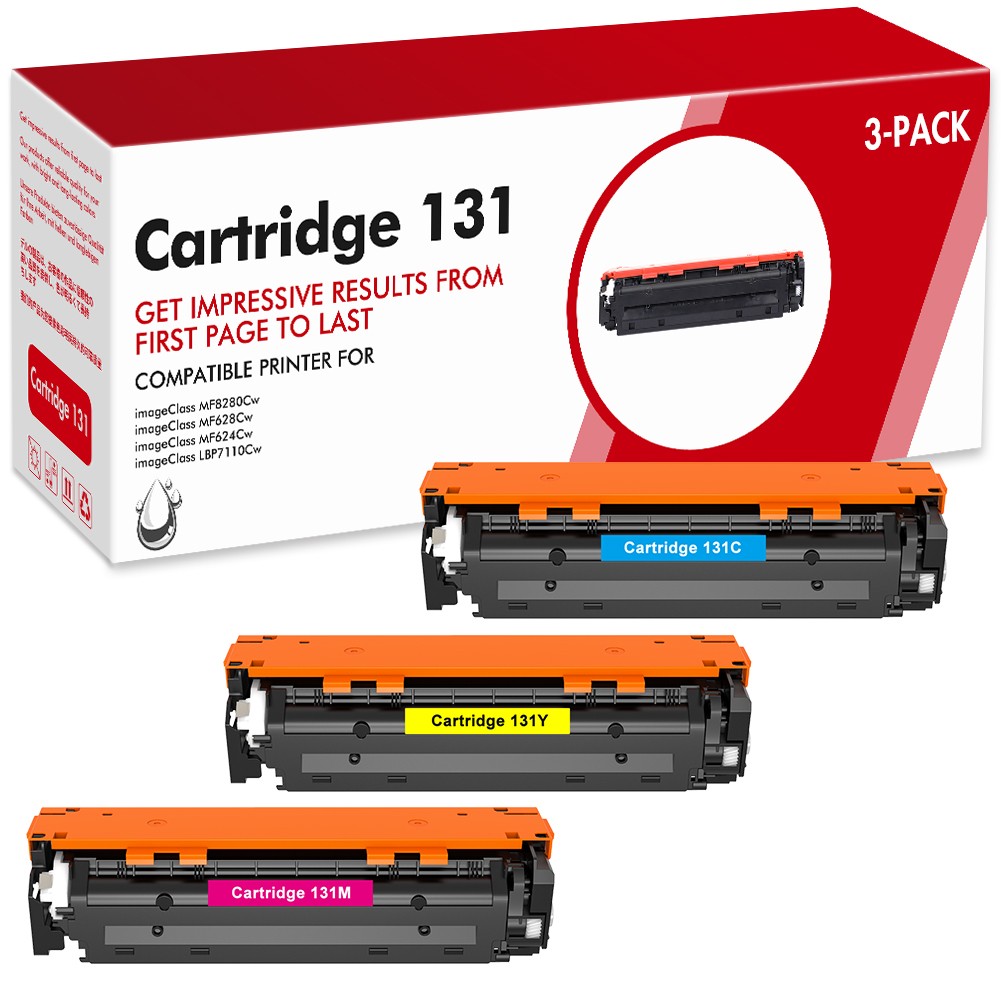 3PK CRG131 Laser Toner Cartridge Set HighYield For Canon 131 ImageCLASS MF8280CW