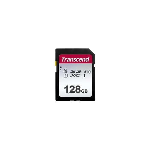 Transcend Japan SD Card 128GB UHS-I U1 V10 Class 10 TS128GSDC300S-E2 NEW