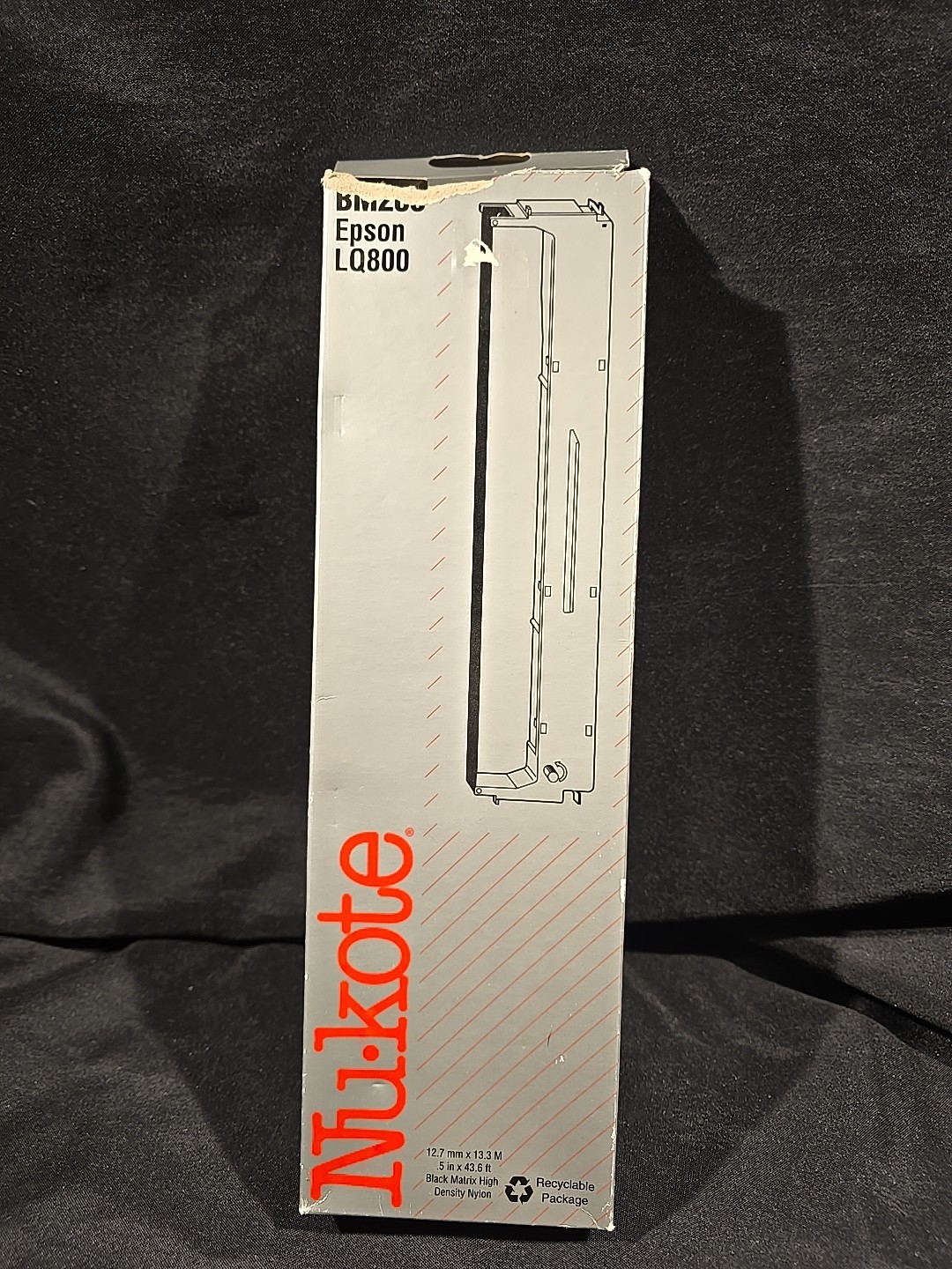 Nu-Kote Printer Ink Ribon Epson LQ-800 HP IBM Honeywell Ribbon BM203 7753 Black