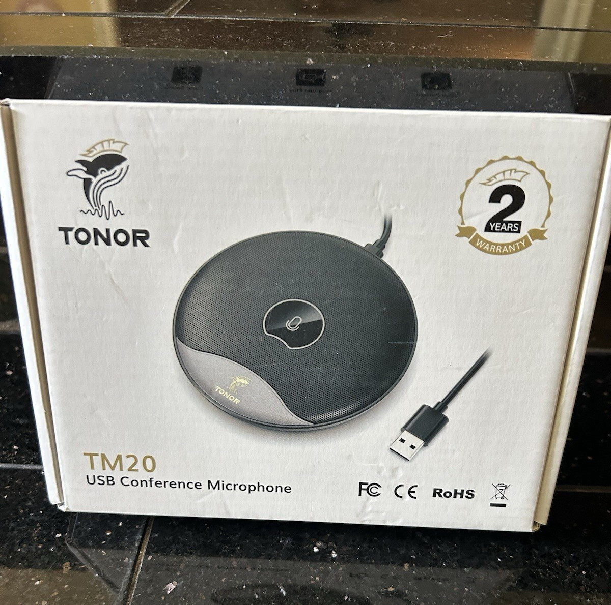 TONOR TM20 Conference Microphone 360° PC condenser Mic Never Used