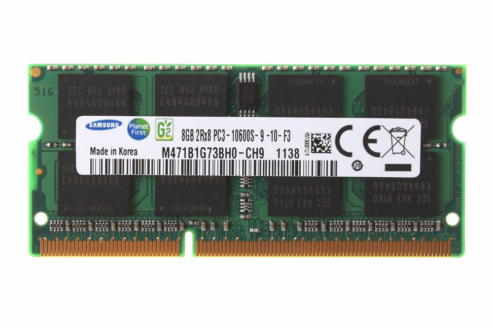 For Samsung 8 GB DDR3 1333MHz PC3-10600S 2RX8 204PIN SO-DIMM Laptop RAM Memory