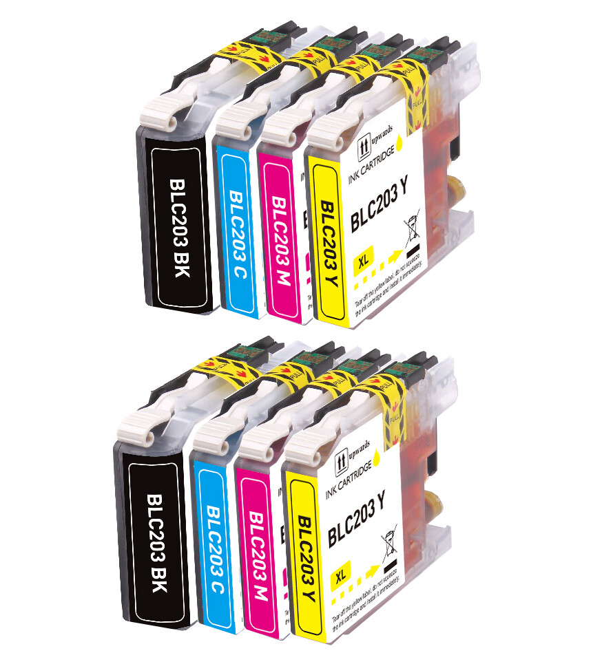 8 PK Premium Ink fits Brother LC203 Series MFC-J480DW MFC-J5320DW MFC-J4320DW