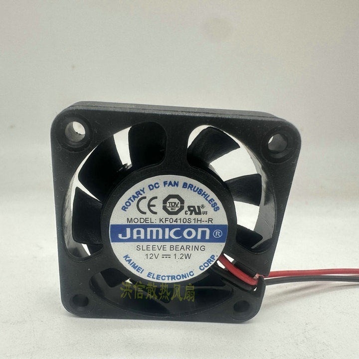1PCS JAMICON KF0410S1H-R 4010 DC12V 1.2W 4cm Case Cooling Fan