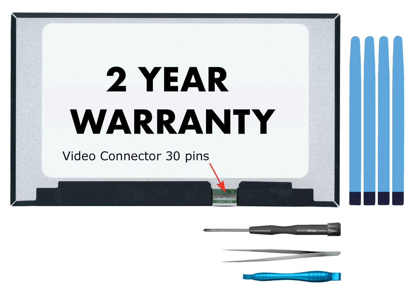LP140WU4(SP)(D1) LP140WU4-SPD1 FHD+ IPS LCD Screen 30 pin Matte LED Display