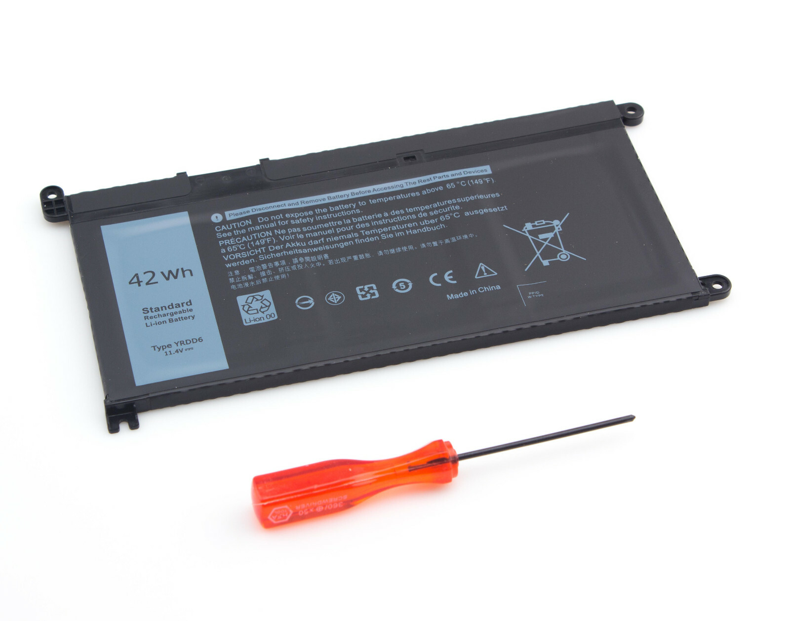 New 42WH YRDD6 0YRDD6 1VX1H Laptop Battery For Inspiron 3493 3582 3593 3793