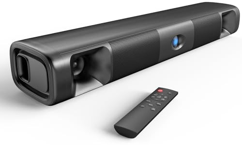  Sound Bar for Smart TV, 60W Bluetooth 5.3 Soundbar with Dual Bass 