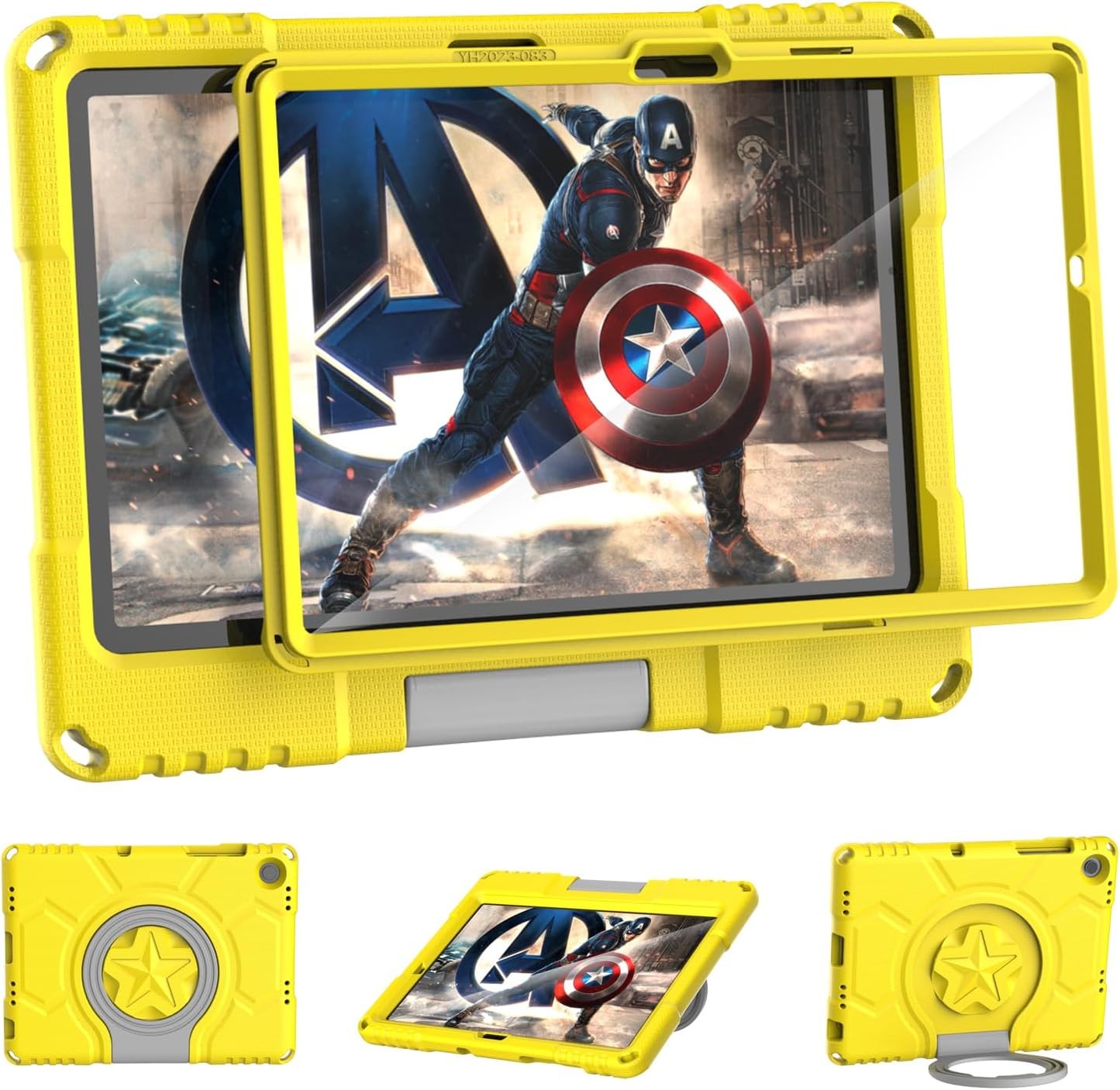 Shockproof Case with Screen Protector for Samsung Galaxy Tab A11+ Plus 2025 - Ye