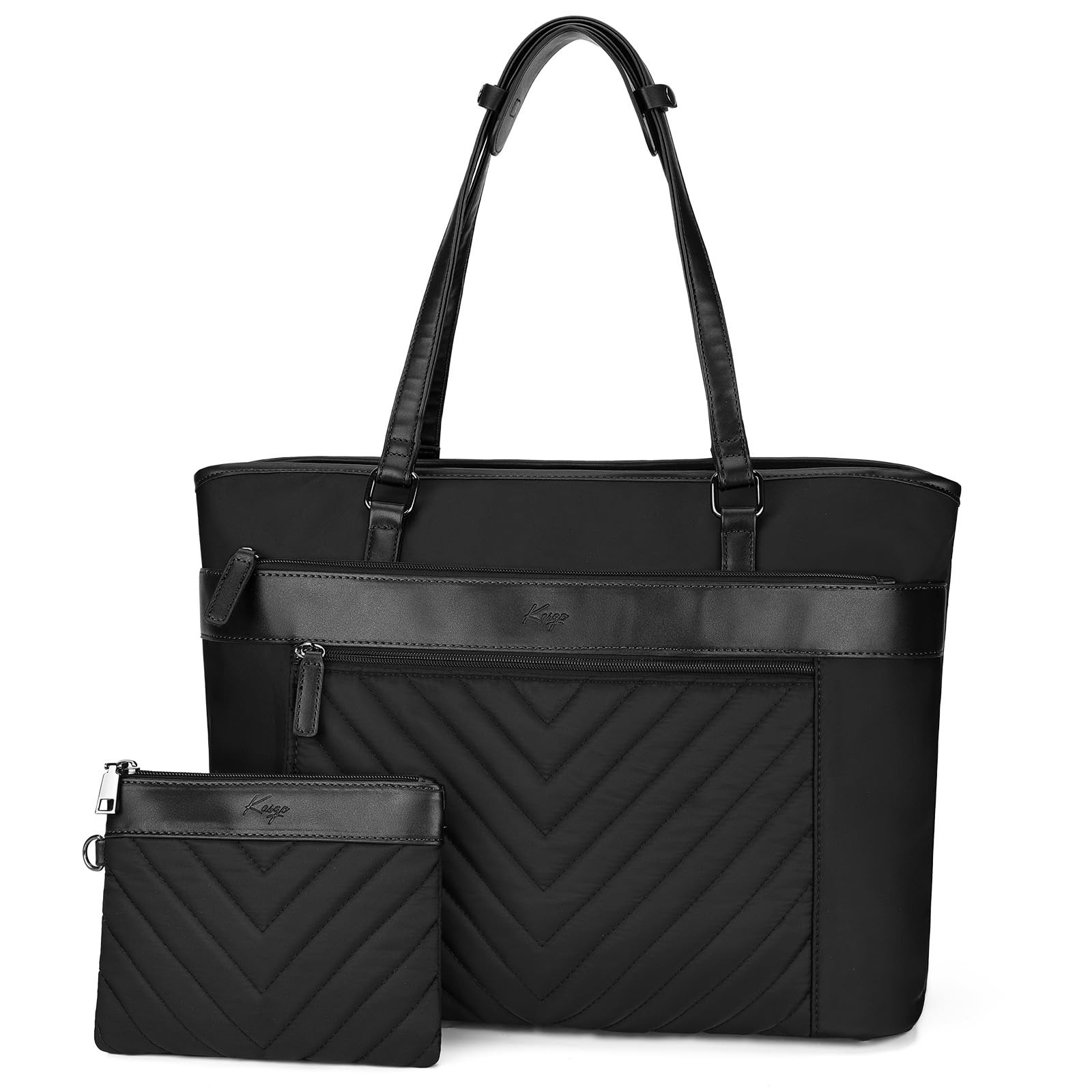 15.6 Inch Laptop Tote Bag Women Computer Work Pouch Waterproof Briefcase