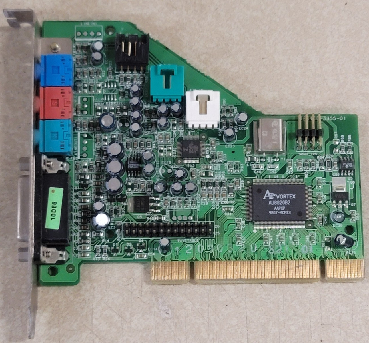 Turtle Beach Montego PCI Sound Card Aureal Vortex for retro Gaming working #Y41