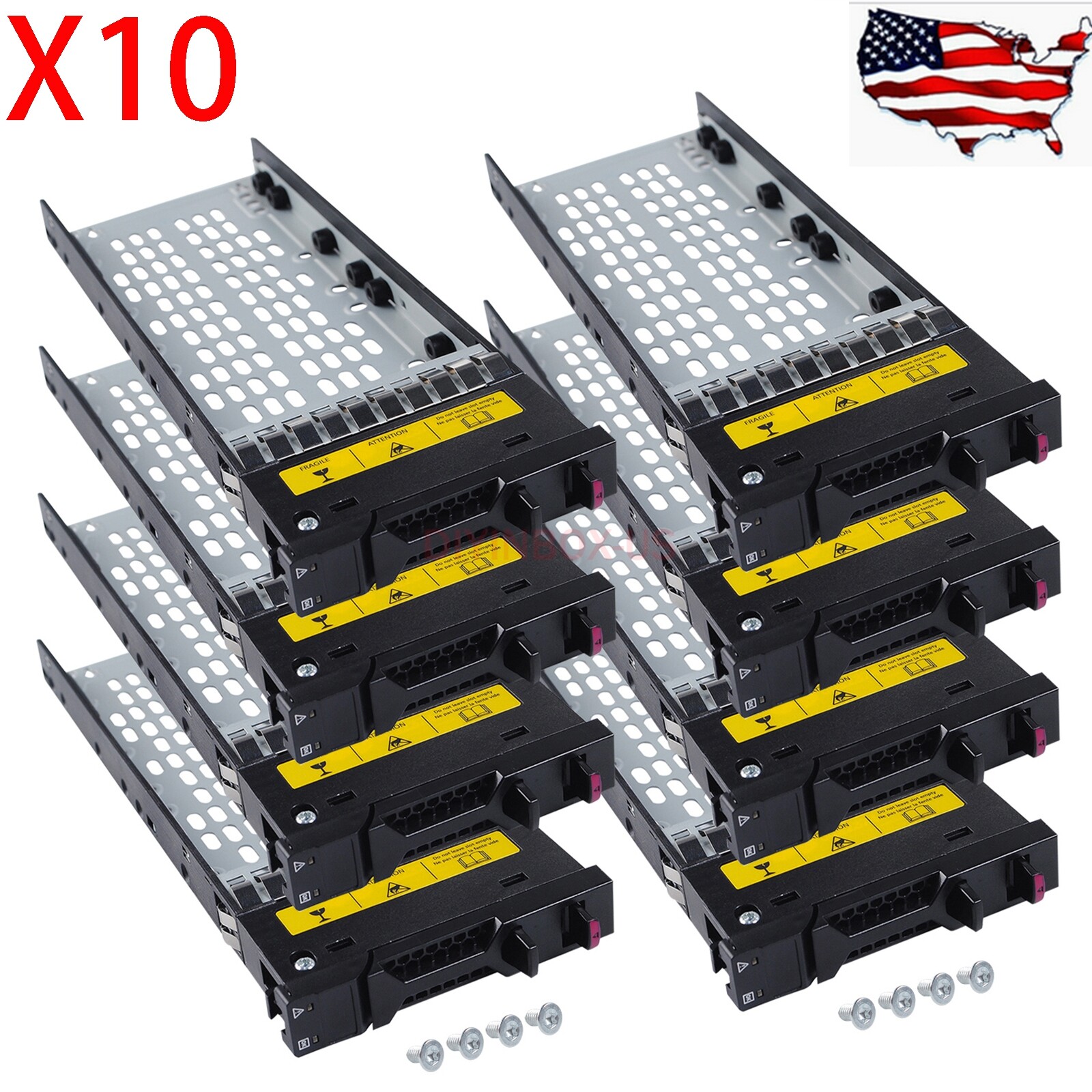 X10 2.5 Inch SFF SAS Hot-swap HDD Caddy Tray for HPE MSA 2060 2040 M2 P14405-001