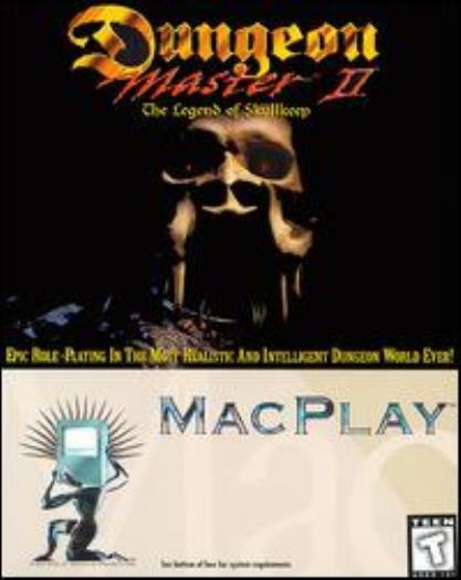 Dungeon Master II 2 The Legend of Skullkeep + Manual MAC CD role-playing game