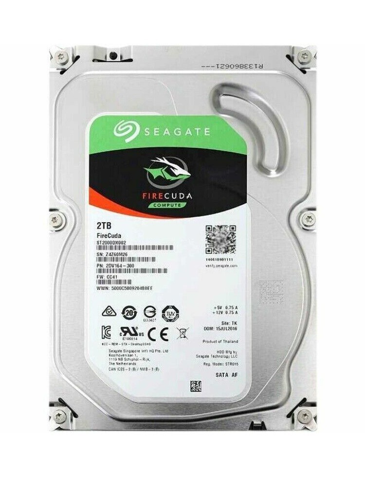 Compatible Seagate 2TB ST2000DX002 FireCuda SSHD Hybrid Internal Hard Drive HDD
